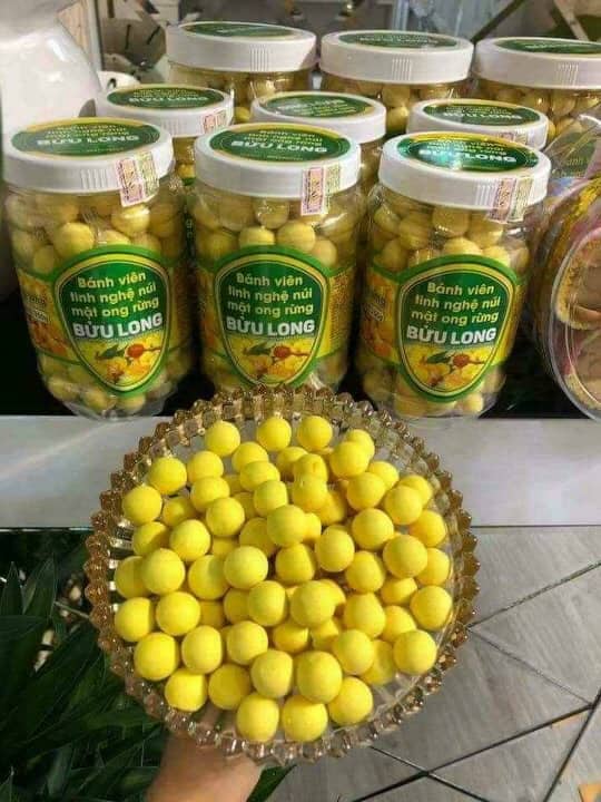 Bánh Viên Tinh Nghệ Núi Mật Ong Rừng Bửu Long 250g