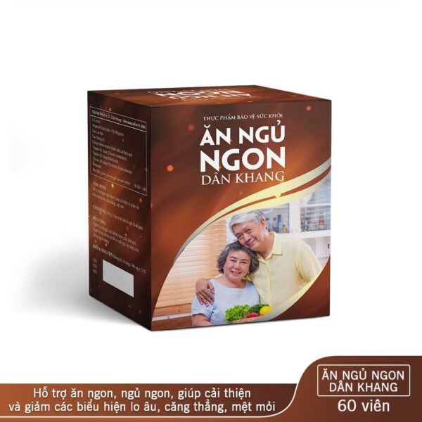 Viên uống ăn ngon, ngủ ngon dân khang. thực phẩm chức năng hỗ trợ ăn - ngủ ngon