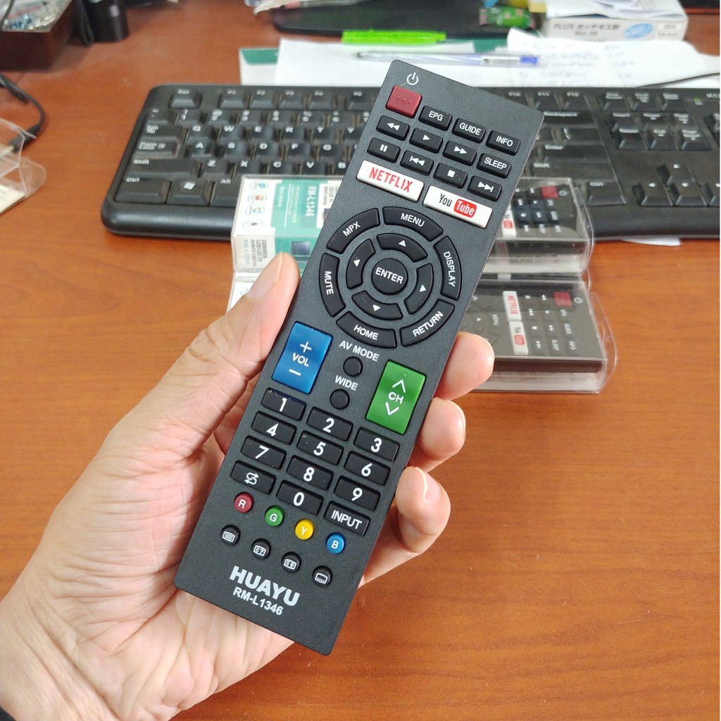 Remote - điều khiển tv sharp smart rm - l1346. tân minh phát