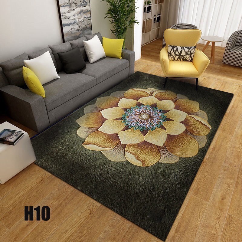 Thảm trải sàn BALI 5D loại 2MX3M mẫu hoa sen to