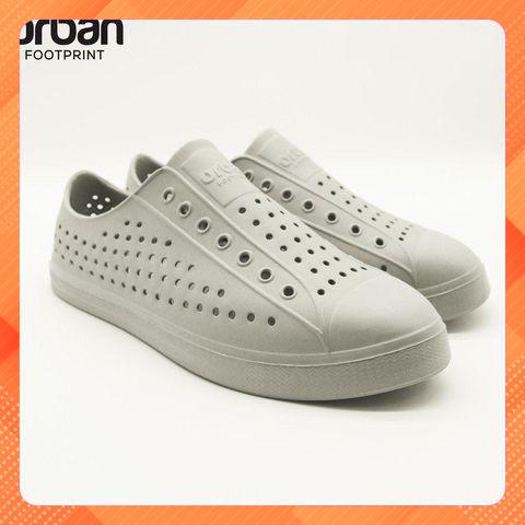 [Urban] Giày nhựa lỗ URBAN đi mưa - Ghi trơn