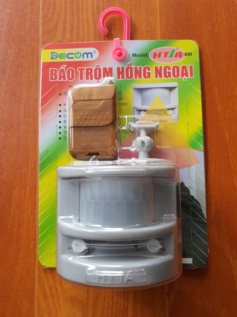 Báo động hồng ngoại HT1A DECOM điều khiển từ xa bằng remote