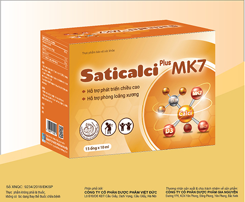 Saticalci plus MK7 - hỗ trợ phát triển chiều cao, phòng ngừa loãng xương cho trẻ từ 1 tuổi trở lên:5297