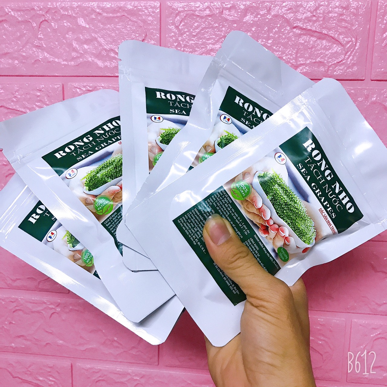 Rong nho tách nước 100gram - rong nho biển