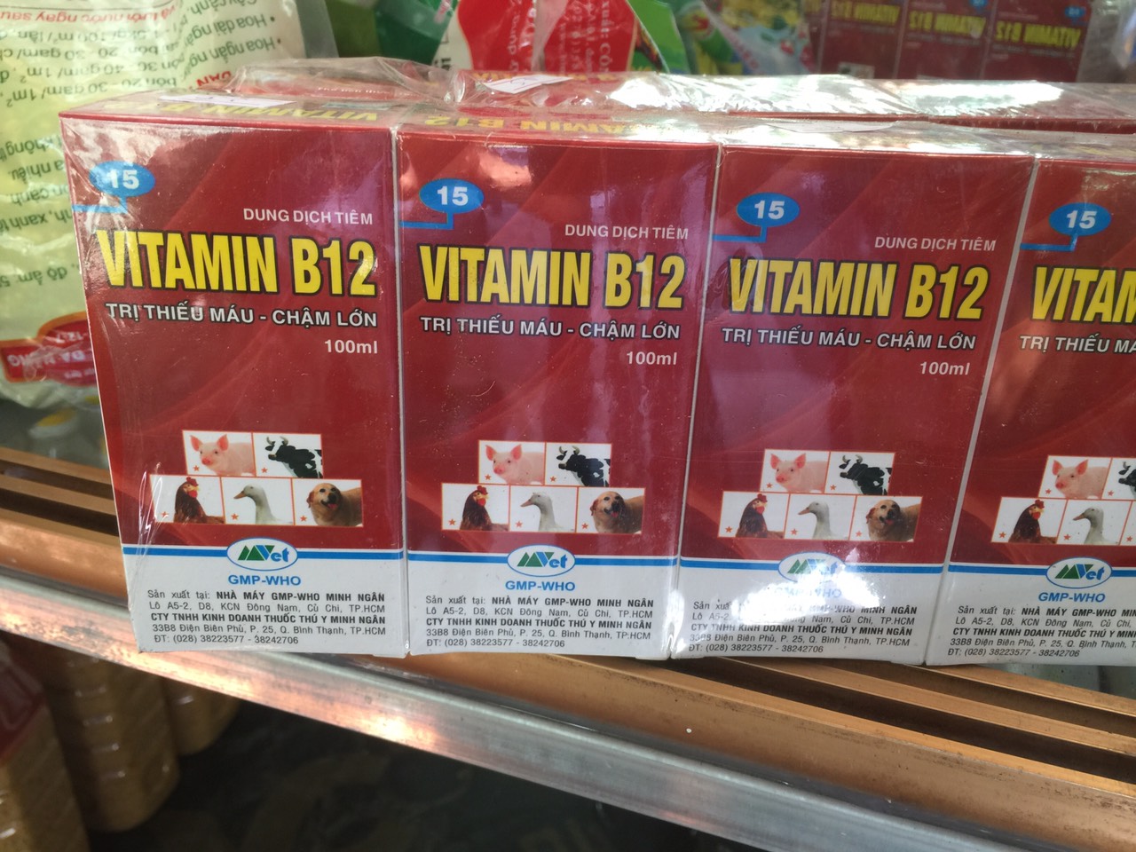 Vitamin B12-100ml giải độc cho cây