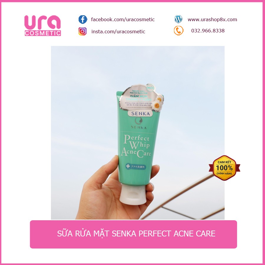 Sữa rửa mặt cho da mụn Senka Perfect Whip Acne Care