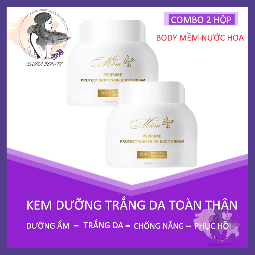[HCM][COMBO 2 HỘP] Kem Body Mềm Nước Hoa 2020 Acosmetics Kem Dưỡng Trắng Da Toàn Thân Dưỡng Ầm Chống NắngChống Lão Hoá Chăm Sóc Da Phục Hồi Tái Tạo Da Giúp Da Trắng Mịn Trẻ Trung CLAURA BEAUTY 250G