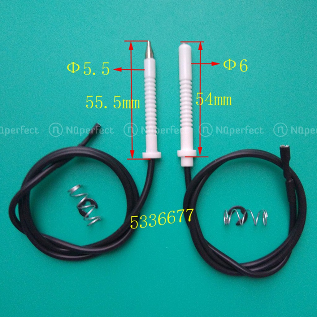 Kim sứ/ Dây kim sứ đánh lửa, cảm biến đa năng bếp gas âm dương dài 38~58cm Ø6