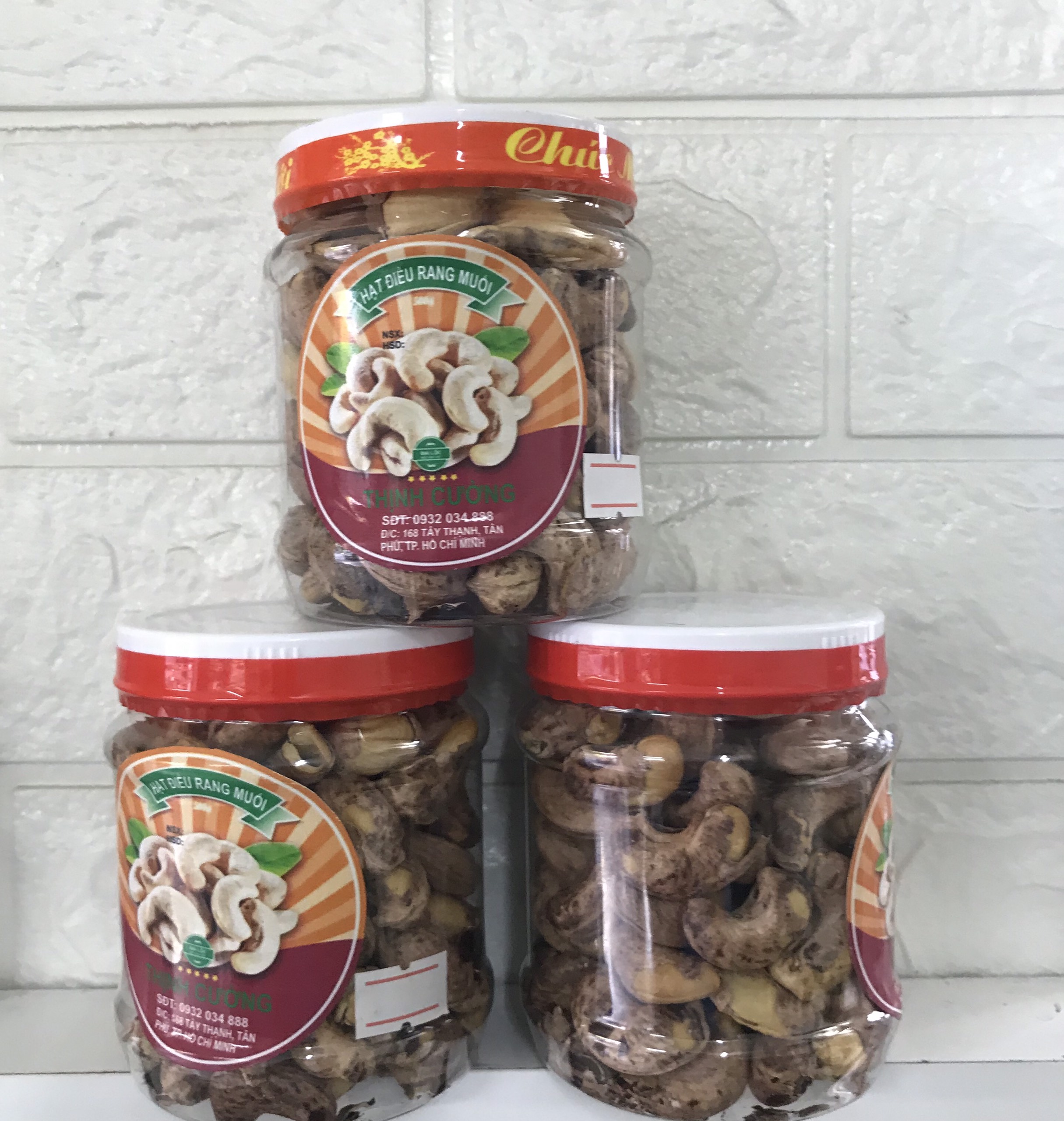 [HCM]COMBO 3 Hộp hạt điều rang muối loại 1 hang xuất khẩu đặc sản bình phước làm quà biếu tặng lễ têt