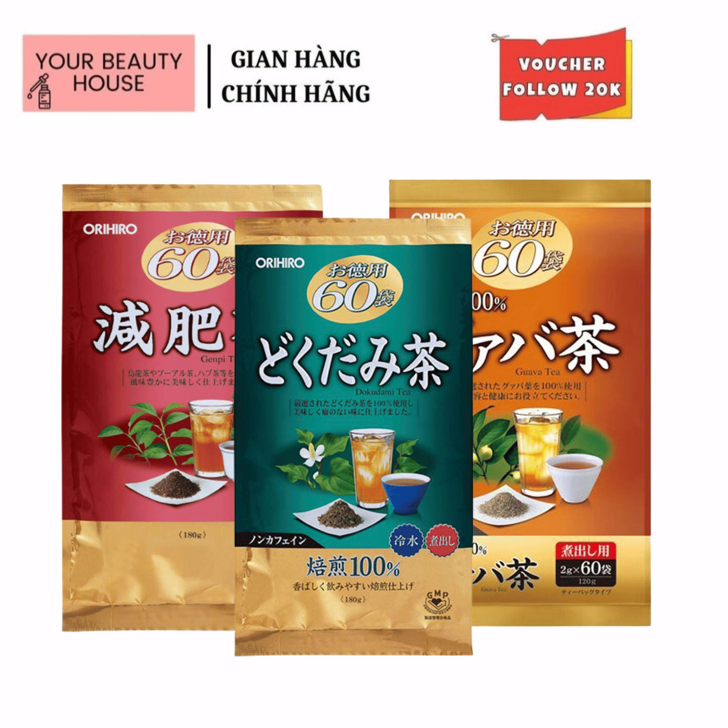 Trà detox nhật bản thanh lọc đẹp da