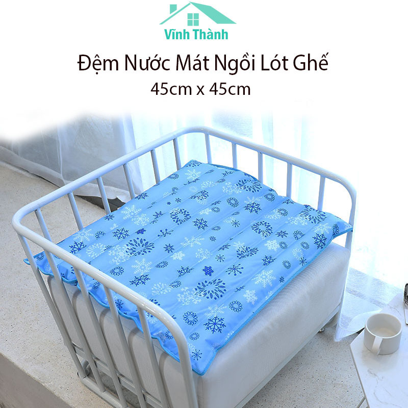 Đệm Nước - Nệm Nước Mát Ngồi Lót Ghế Hạ Nhiệt Mùa Hè Kích Thước 45cm x 45cm
