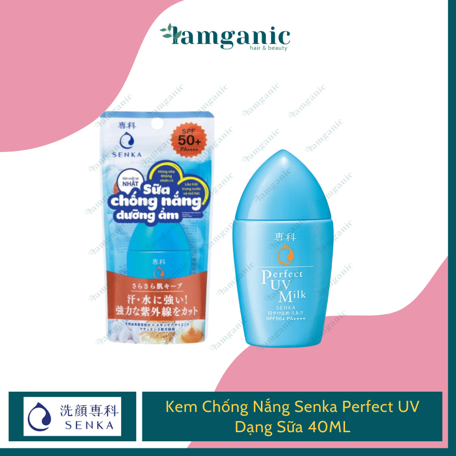 Kem chống nắng senka perfect uv dạng sữa 40ml