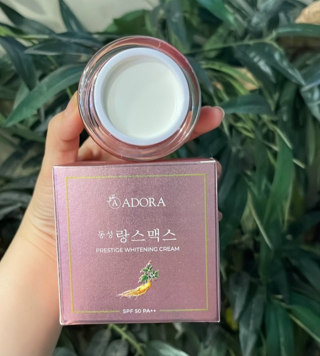 KEM ADORA trẻ hóa da,chống lão hóa,ngừa nám giảm tàn nhang và thâm sạm
