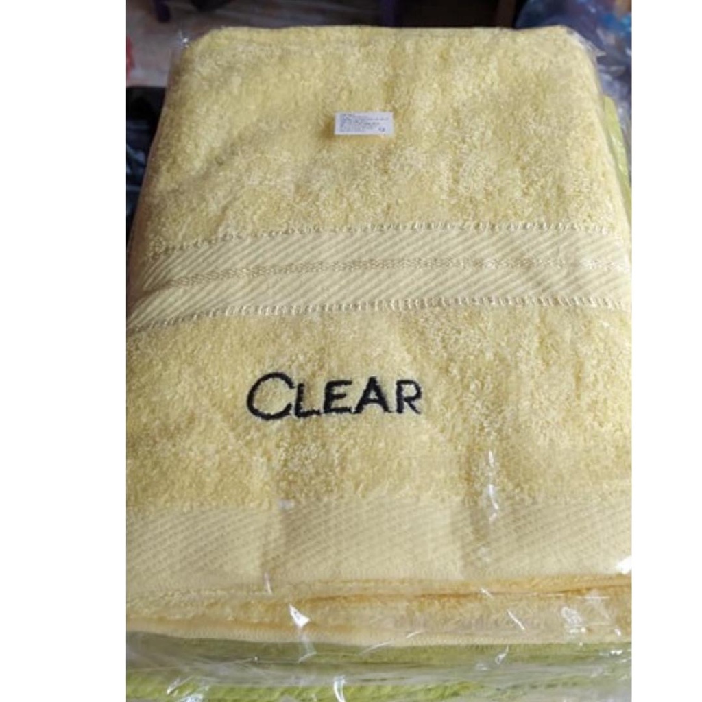 Khăn tắm clear kích thước 60cm x 120cm, cotton 100%