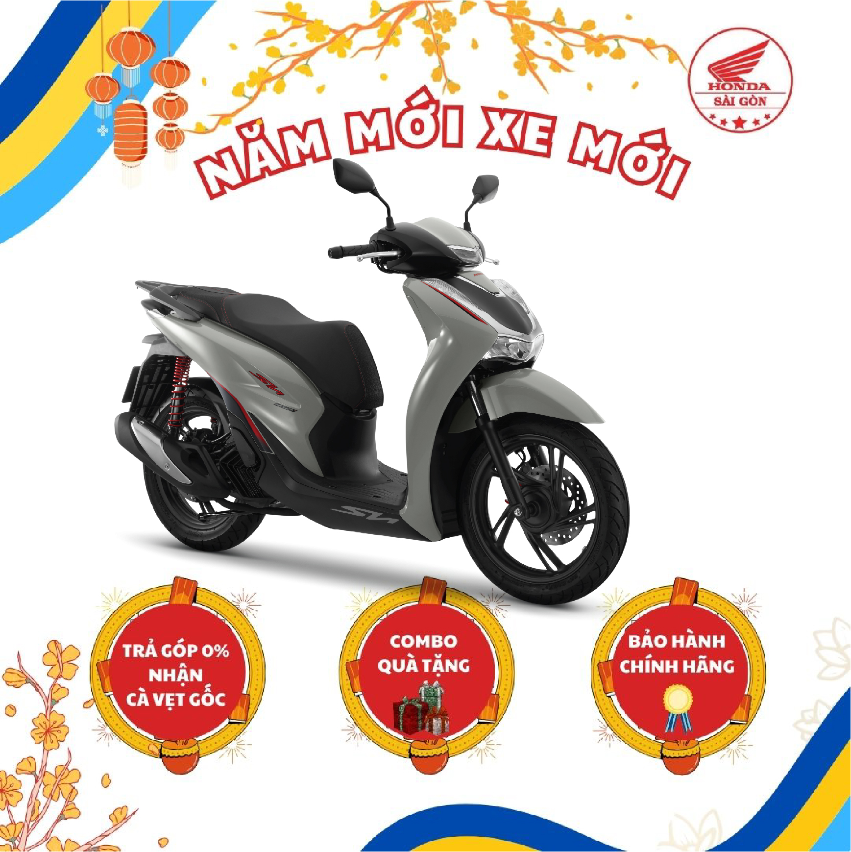 [HCM][Xe máy trả góp 0%]  Xe Máy Honda SH 160i - Phiên Bản Thể Thao  - 2024