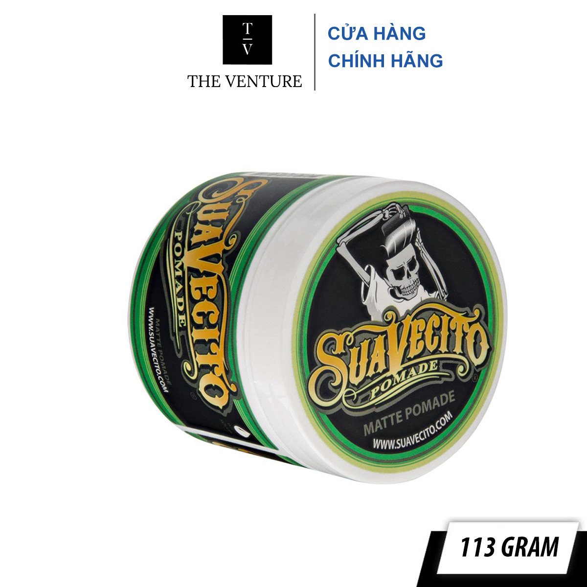 Sáp vuốt tóc nam suavecito matte pomade chính hãng - 113 gram