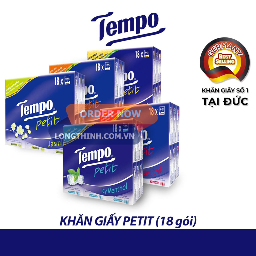 Lốc 18 gói khăn giấy Tempo chính hãng