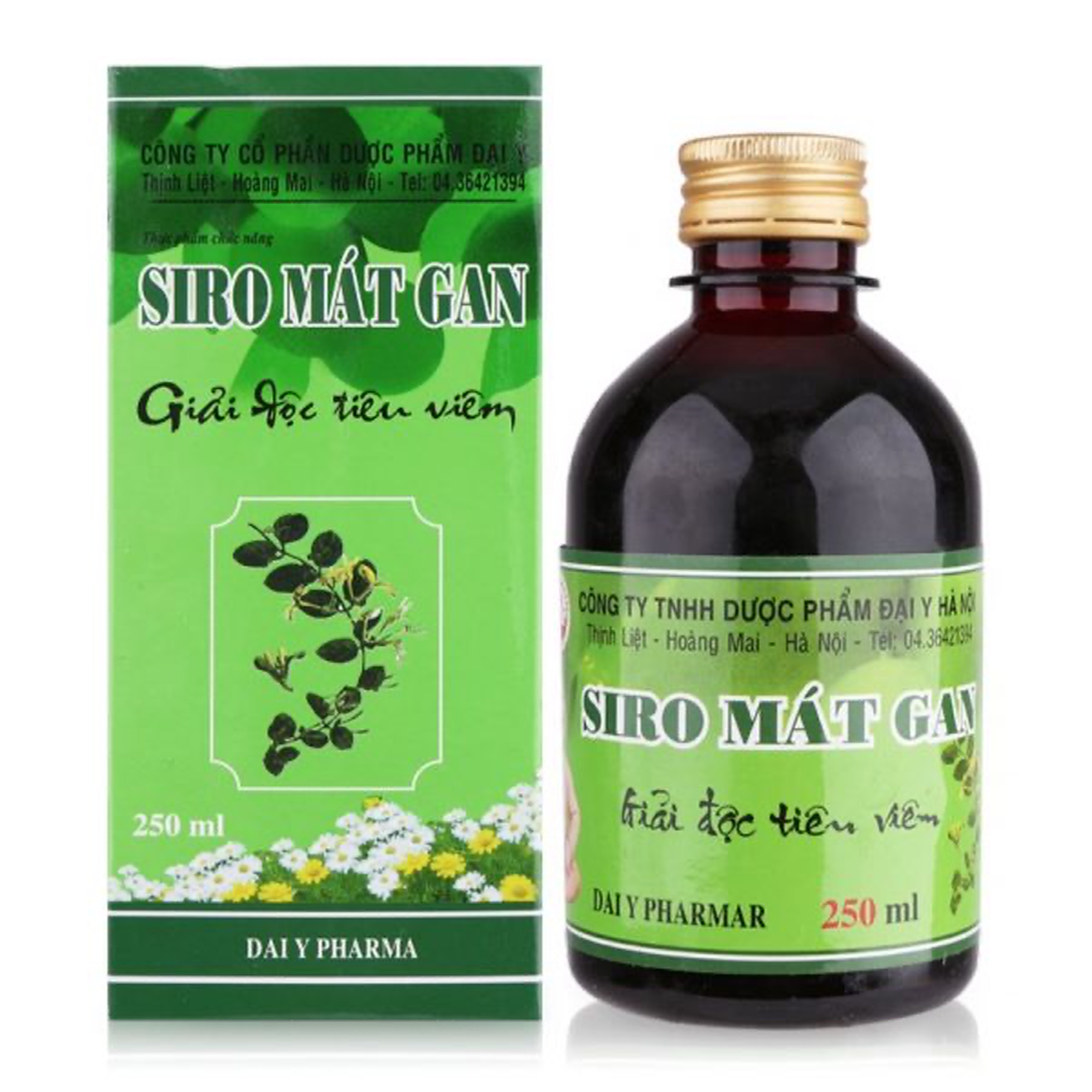 Siro mát gan- giải độc tiêu viêm