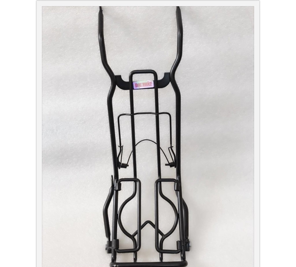 Baga giữa inox đen 304 10li xe máy dành cho Honda -Dream thái, Super -Dream.