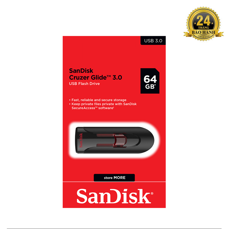 Usb 3.0 sandisk cruzer cz600 64gb 100mb/s - phụ kiện 1986
