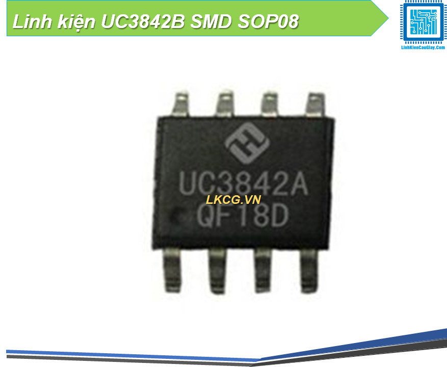 Linh kiện uc3842b smd sop08