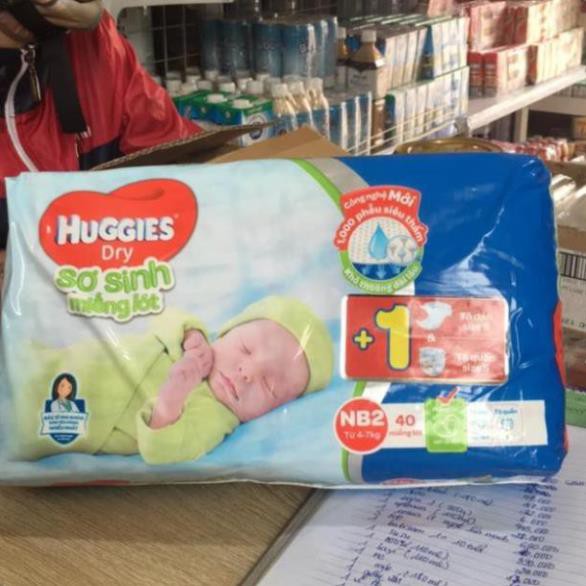 Miếng lót sơ sinh huggies Newborn 1,Newborn 2.