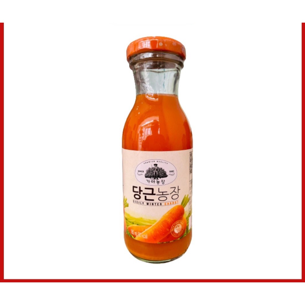 Nước ép cà rốt Gaya 180ml