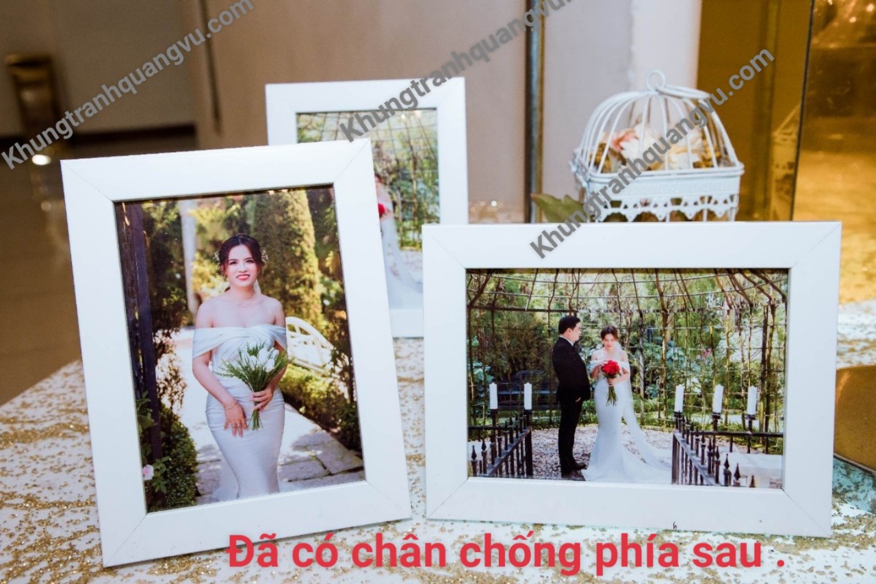 Khung Ảnh Để Bàn và Treo Tường(9*13. 10*15.13*18.15*21)cm mặt ,mica mỏng