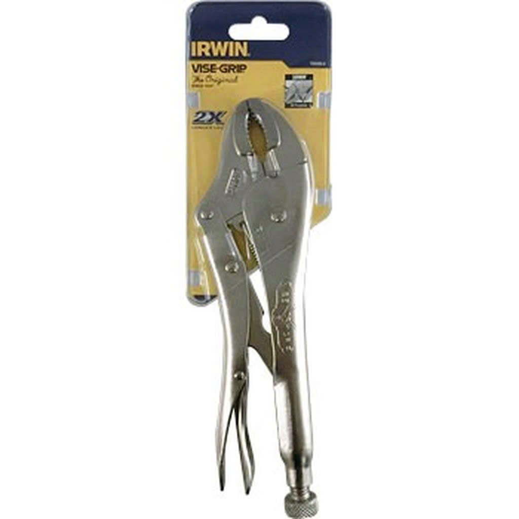 Kềm bấm mỏ cong 10" vise grip irwin t0502el4