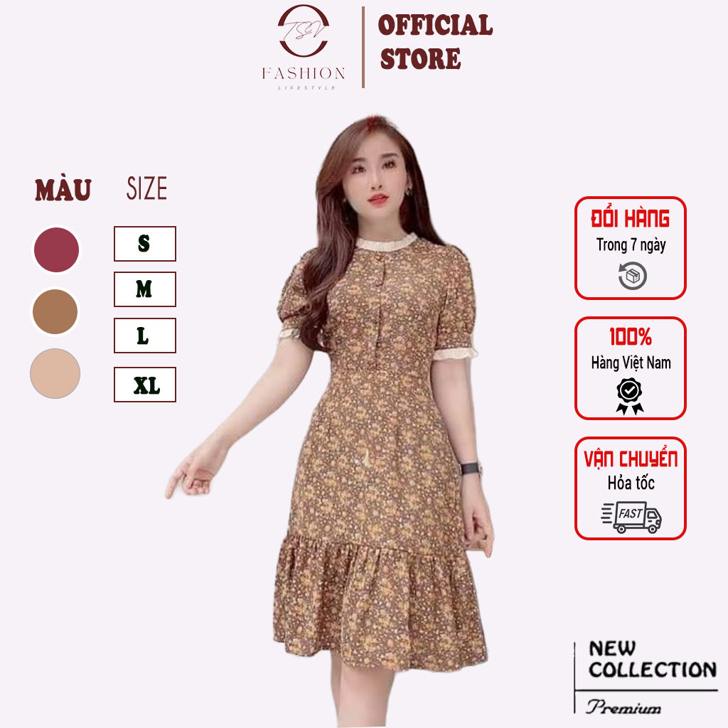 Đầm voan hoạ tiết đẹp cao cấp Giá 1100k httpLienFashionvn HỆ THỐ   lien fashion