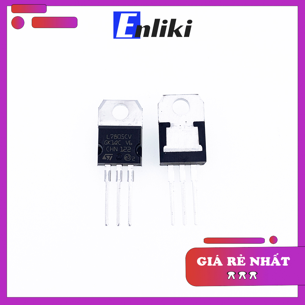 7805 ic l7805cv 1.5a 5v to220 chính hãng st