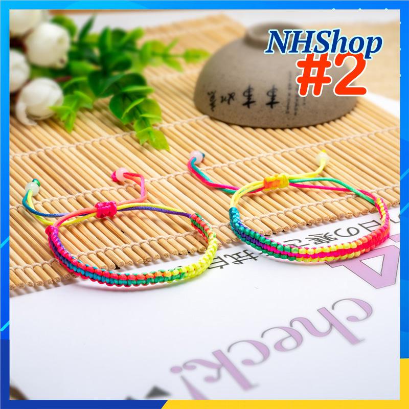 HCM Vòng tay may mắn dây đan HANDMADE đơn giản - NHShop