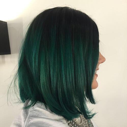 Hãy thử nhuộm tóc màu xanh lá cây đen để tạo ra một diện mạo mới cho mình. Hình ảnh liên quan sẽ khiến bạn mê mẩn với sự phác thảo và quyến rũ của tóc xanh.