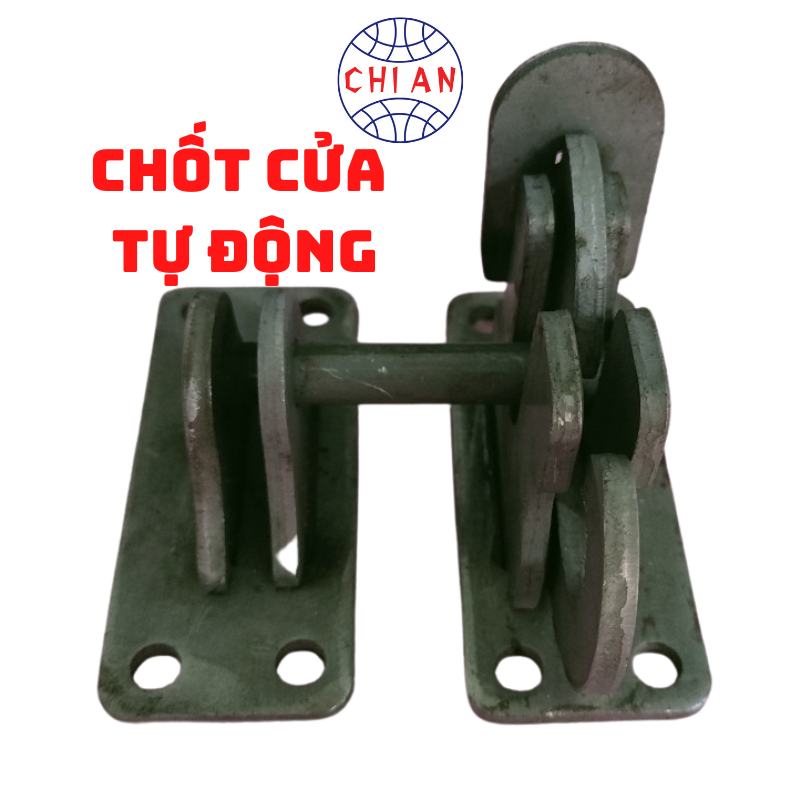 Bộ sản phẩm Chốt cửa tự động - Dễ sử dụng - 2 phiên bản Mộc và Xi đẹp như Inox - Không ưng hoàn tiền;