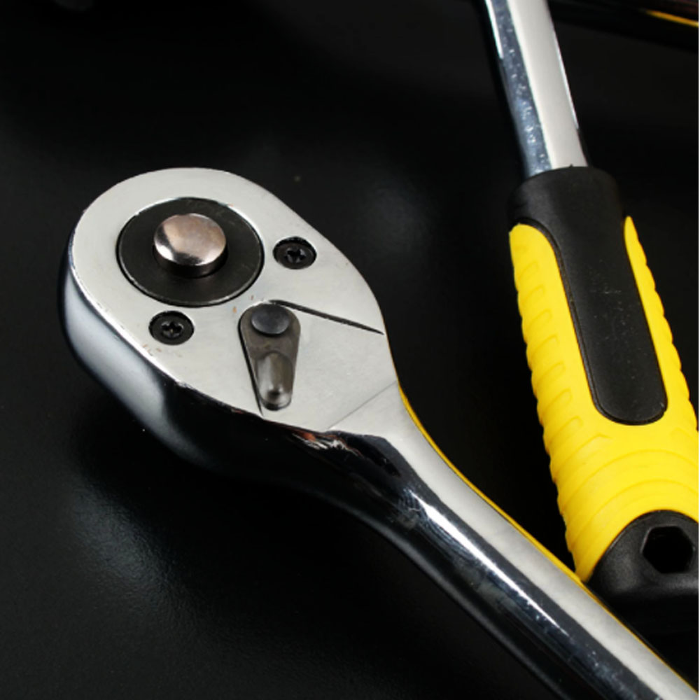 Cờ lê xiết ốc 2 chiều 3/8 dài 20 cm tay tay cầm có cao su chống trượt - Sản phẩm thiết yếu cho công việc sửa chữa