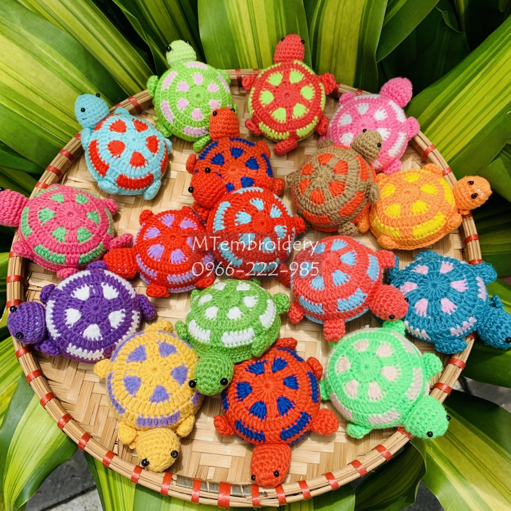 Thước dây móc len hình rùa dài 1,5m made in Vietnam dùng đo đồ đạc, may mặc