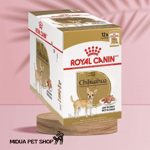 [Hoàn Tiền 10%] 12x85g Thức ăn pate cho chó Chihuahua ROYAL CANIN CHIHUAHUA WET