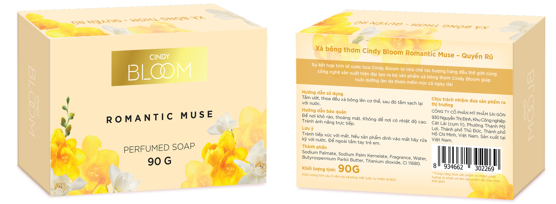 Xà bông thơm Cindy Bloom 90g