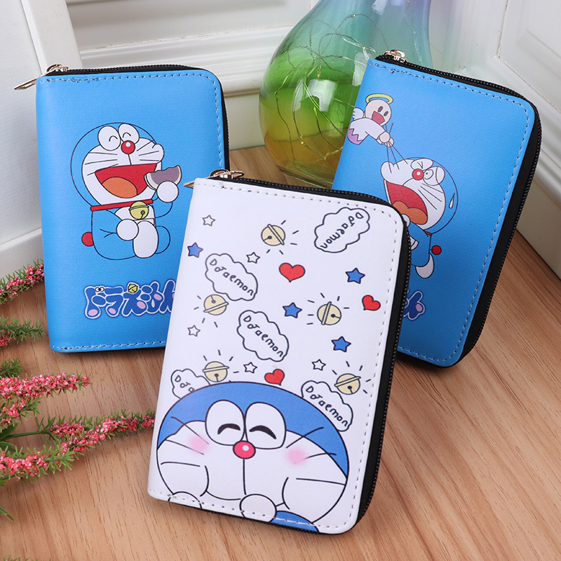 Bóp ví ngắn hình doraemon doremon dễ thương cute mon0283