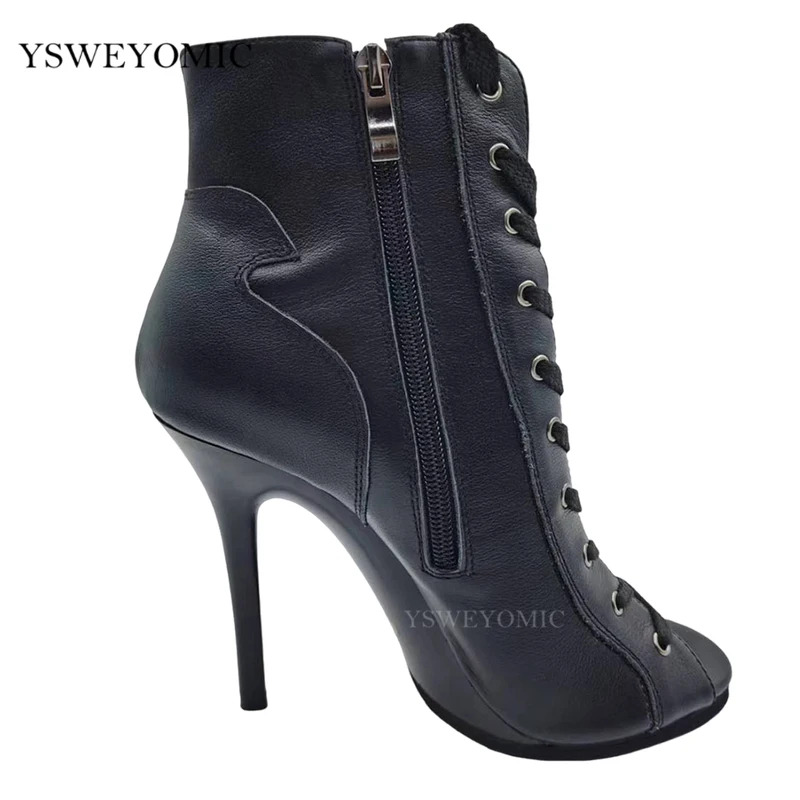 Giày cao gót nhảy platform 11cm, da PU tùy chỉnh hoặc da thật, giày nhảy Latin cho phụ nữ, gót sexy cho tiệc khiêu vũ