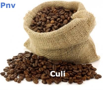 1kg cà phê culi mộc hạt rang xay nguyên chất 100%