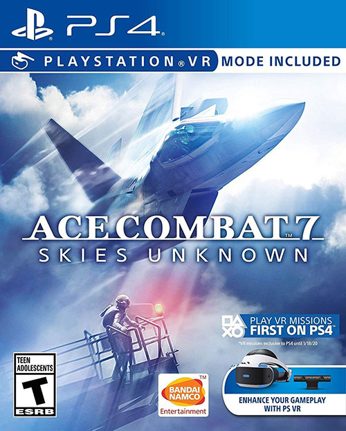 Đĩa game ace combat 7 skies unknown - ps4 hệ us