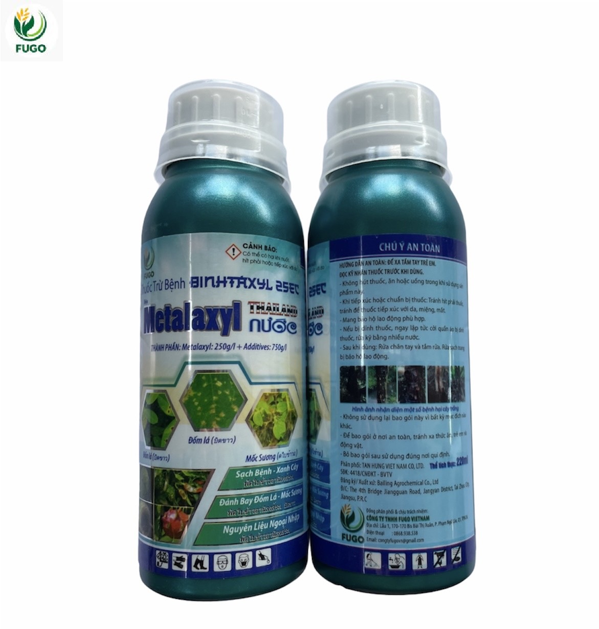 Thuốc trừ bệnh Metalaxyl (combo 6 chai)