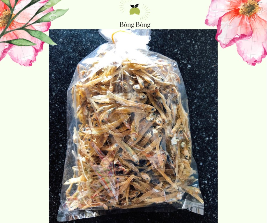 100 gram cá cơm khô - đặc sản huế bông bông