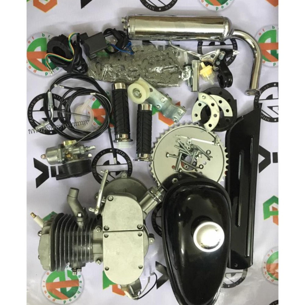 Động cơ 2 thì 100cc cho xe đạp động cơ xe đạp 100cc