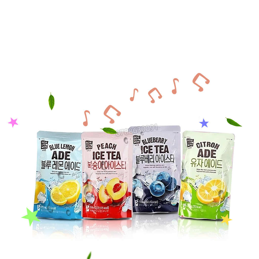 Trà đào Hàn quốc Nokchawon - Peach Ice Tea túi 170ml