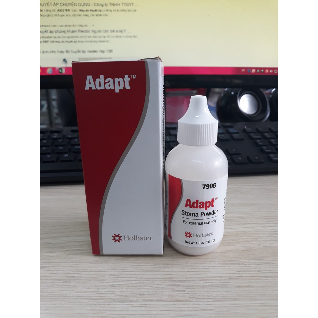 [HCM]Bột hút ẩm chống loét hậu môn nhân tạo Hollister 7906-Adapt Stoma Powder