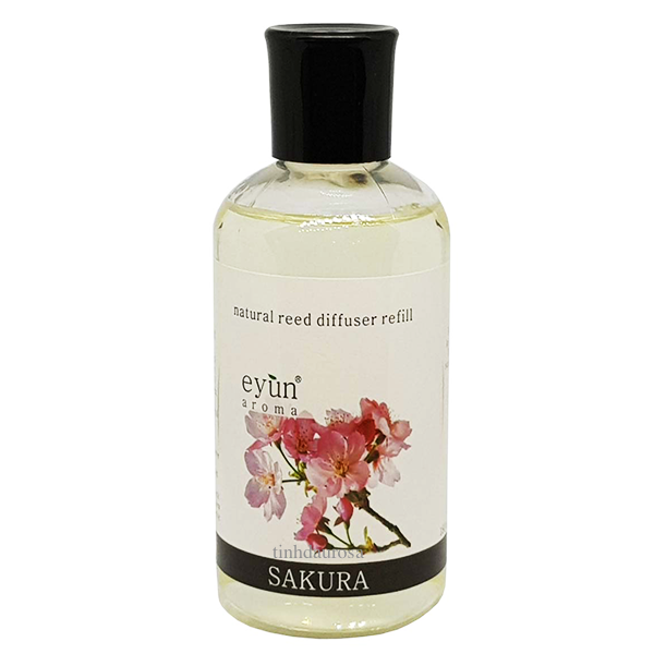 Tinh dầu nước hoa Refill 180ml Eyun hoa Anh Đào dùng xông phòng thay thế cho bộ cắm đã cạn tinh dầu