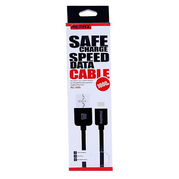 Cáp sạc Remax RC-006i cho iPhone / iPad - Hàng chính hãng-Màu xanh dương