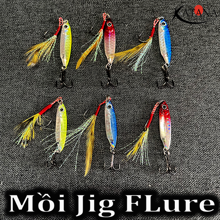 Mồi jig flure câu lóc, trê, nheo 7g 10g